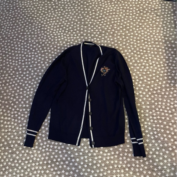 J. Crew Sweaters - JCrew merino wool embellished cardigan medium